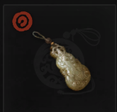 Amuleto colgante de calabaza